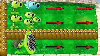 99 Gatling Pea Vs All Pea Vs Giga Gargantuar Vs Dr. Zomboss - Plants vs Zombies Hack