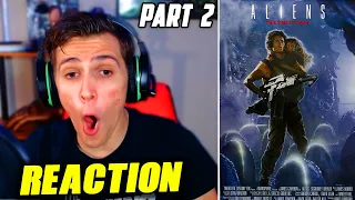 Aliens (1986) Movie REACTION!!! - Part 2 - (FIRST TIME WATCHING)