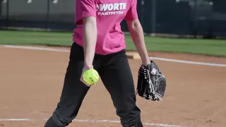 Softball pitching tips with Amanda Scarborough