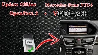 Mercedes Comand W212 NTG4.0 исправление, обновление offline софта с помощью Vediamo 4.2. OpenPort2!