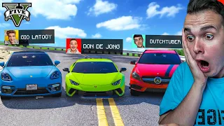 ZOVEEL MOGELIJK AUTO'S STELEN VAN GROTE YOUTUBERS BINNEN 24 UUR..! || GTA 5 #89