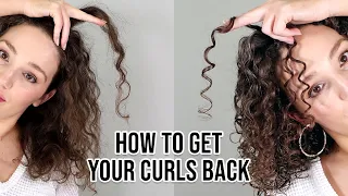 How to Get Your Curls Back | Step by Step Routine for Curlier Hair