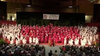 Seniors Perform Awesome Song and Dance Mashup during Graduation Ceremony