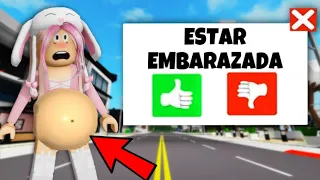 COMO QUEDAR EMBARAZADA 🍼 EN Brookhaven Roblox ¡Todos los códigos!