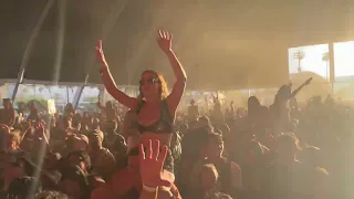 Fred Again..  Marea (we lost dancing) full video crowd  dancing on sunset Coachella 2022