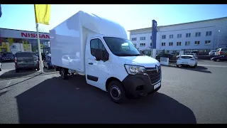 Renault Master 2021 mit Koffer und Hebebühne. 915 Kg Zuladung