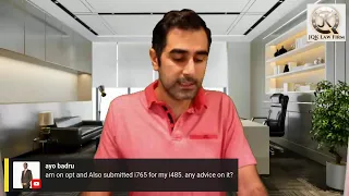 Live [Unedited] Immigration Q&A With Attorney John Khosravi Nov 24, 2021