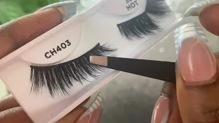 How to Apply Lashes | Beginner Friendly / VERY Easy