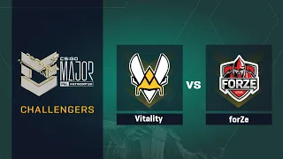 Vitality vs forZe | Карта 2 Dust2 | PGL Major Antwerp 2022 Challengers Stage