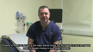 David Lewis, Consultant Vascular Surgeon, provides an overview of vascular services in SE Wales