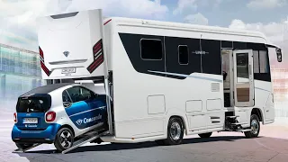 Luxus-Wohnmobile Concorde Liner 2022 mit PKW Garage im Heck in Spielfilmlänge. Mercedes Atego 2022.