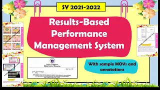 RPMS 2021-2022 for Proficient Teachers with MOVS and Annotation ( Deped Memorandum No. 04 s. 2022)