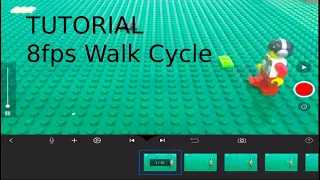 8fps/12fps walk cycle Tutorial (LEGO Stop motion)