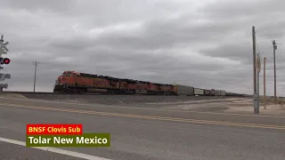 The BNSF Clovis Sub April 21st 2024