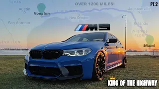 The BMW M5 Is The PERFECT Sedan to DOMINATE The Streets | F90 M5 Road Trip From Houston to Miami (2)