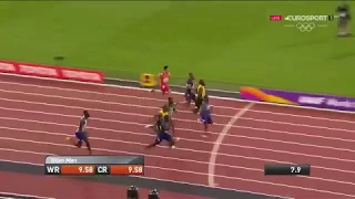 Usain Bolt vs Justin gatlin  on 100m (HD) All Races Ever IAAF World Championships 2017