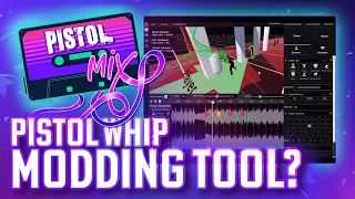 Pistol Whip Modding Timelapse - Making a Custom Scene in Pistol Mix | Action-Rhythm VR Game