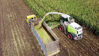 🌽 AgroContract Mikuláš  2023 /Siláže /Silozás /Chopping Corn/ Mais Hakselen / Claas /John Deere/ 🌽