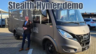 Mercedes Hymer BMC I 580 : The One Motorhome walk around tour and demo of this Stealth Beast