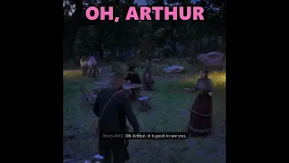 Mary-Beth tries to Impress/Flirt with Arthur #rdr2  #shorts