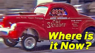 Historic "CAT SKINNER" Willys Gasser LIVES ON!