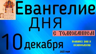 Евангелие дня с толкованием 10 декабря   2022 года 90 псалом