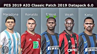 PES 2019 AIO Classic Patch 2019 Datapack 6.0