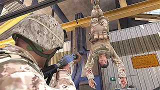 GTA 5 - ARMY🎖️Franklin Rescues Army Michael!(Army vs Chinese Gang Factory Shootout)