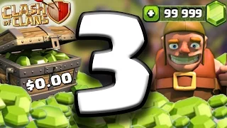 TOP 3 MOST INSANE GLITCHES OF ALL TIME IN CLASH OF CLANS HISTORY!