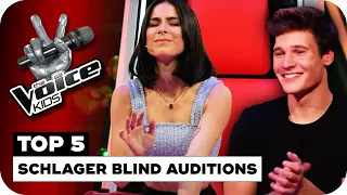 TOP 5 SCHLAGER BLIND AUDITIONS | The Voice Kids