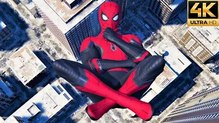 Spider-Man Miles Morales PC - Far From Home Suit Free Roam Gameplay Mod (4K 60FPS)