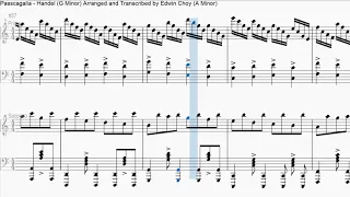 Passacaglia - Handel/Halvorsen (G Minor) Arranged and Transcribed by Edwin Choy (A Minor)