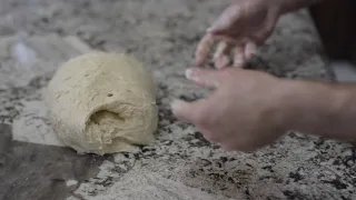 Kneading with slap and fold