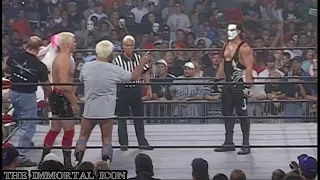 Sting vs David Flair w/ Ric Flair and Arn Anderson