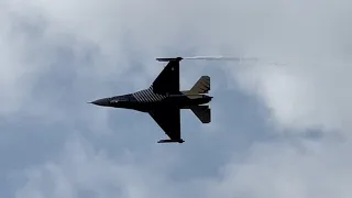 Turkish F-16 Solo Turk Malta International Airshow 2021