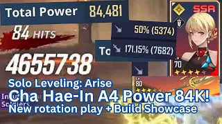 CHA HAE-IN A4 84K POWER BUILD SHOWCASE - SOLO LEVELING ARISE