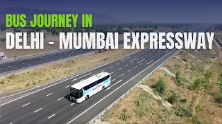 DELHI to JAIPUR via INDIA's BEST Highway | RSRTC LUXURY Scania | Delhi - Mumbai Expressway