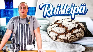 Finnish Sourdough Rye Bread | Ruisleipä