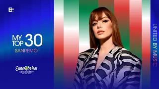 🇮🇹 Sanremo 2024 | My Top 30 | Eurovision 2024