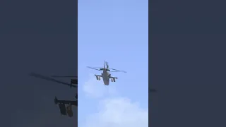 Russian Ka-52 attack helicopter shot down shortly after takeoff/Military Simulation #shorts