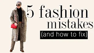 5 fashion mistakes women make.