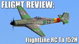 Assembly & Flight Review (w/weathering & paint tips!) -- FlightLine RC Ta 152H 1300mm Wingspan