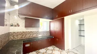 🌈Kitchen with Store Room // Size 11’ x 10’ // Brown Cabinets 😍