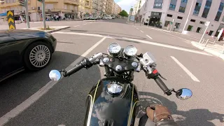 [4K] Chill ride in Lisbon | Mash Cafe Racer 🏍