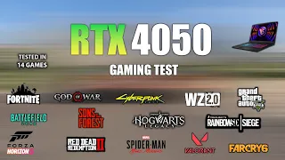 RTX 4050 Laptop : Test in 14 Games - RTX 4050 Gaming