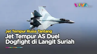 Jet Su 35 Rusia Tantang F 16 AS Duel Dogfight di Suriah