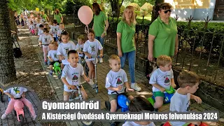 A Kistérségi Óvodások Gyermeknapi Motoros felvonulása 2024