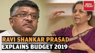 How Budget 2019 Will Impact In Making India Manufacturing Hubs?; Ravi Shankar Prasad Explains
