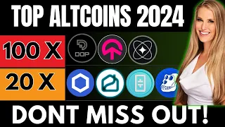 🚨 URGENT - EXPLOSIVE ALTCOIN SEASON IN 3 MONTHS - TOP ALTCOINS TO BUY 2024 AND3 100X LOW-CAP GEMS