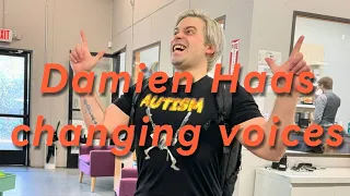 Damien Haas changing voices ft. Shayne Topp and Courtney Miller